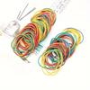 160 Pieces Cassette Type Multi-color Rubber Band Diameter 38mm for Office Supplies School Elastic Bands