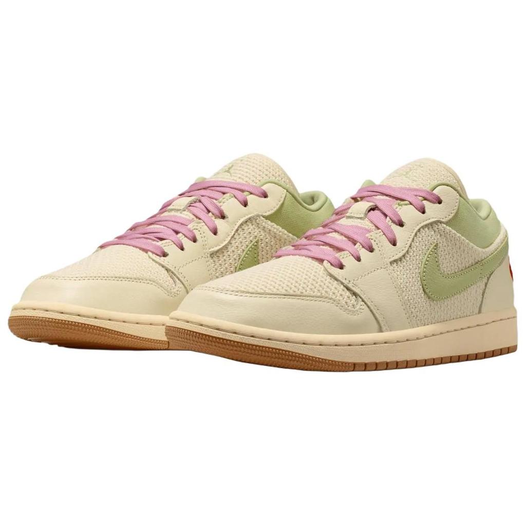 Jordan Air Jordan 1 Low Top Vintage Basketball Shoes Women's Beige II0569-100