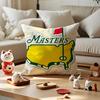 MMasters Golf Printing Pillow Case Antidustmite Pillowcase Invisible Zipper Silky Short Plush Sofa Cushion Cover