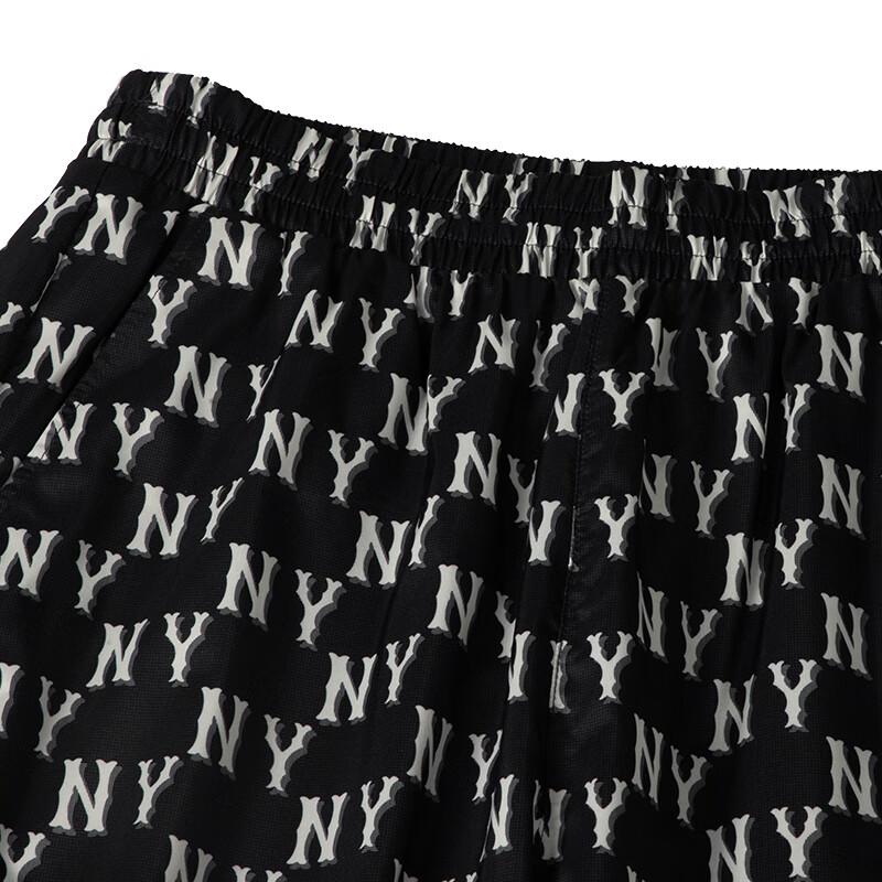 New MLB Casual Pants Unisex Black 3AWPM0134-50BKS