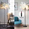 Cloud Straight Tube Floor Lamp with Paper Lampshade for Living Room, Bedroom, and Restaurant Decor.