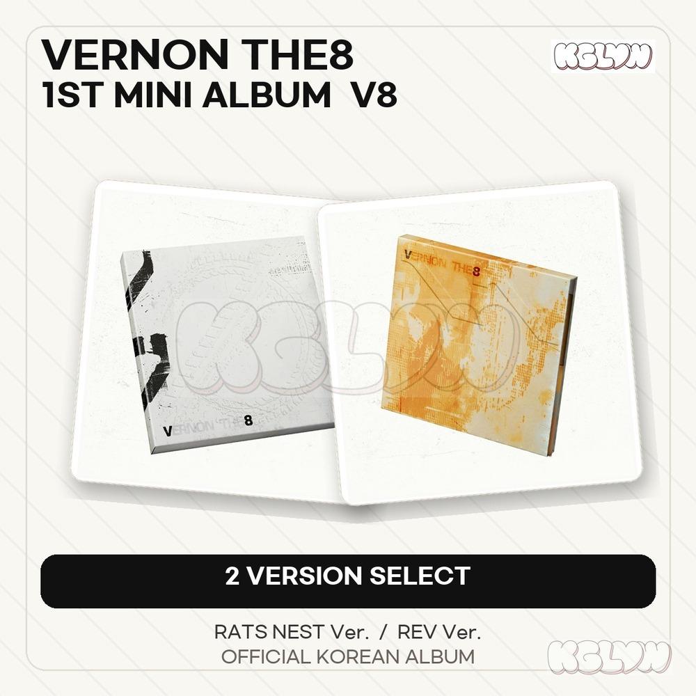 [Предзаказ] SEVENTEEN VERNON THE8 1-й МИНИ-альбом V8 Стандартная версия. Выбор версии Официальный K-POP Альбом CD RANDOM Ver.