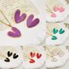 Butterfly Heart Tassel Earrings & Necklace Set - Fresh and Sweet Fashion Jewelry