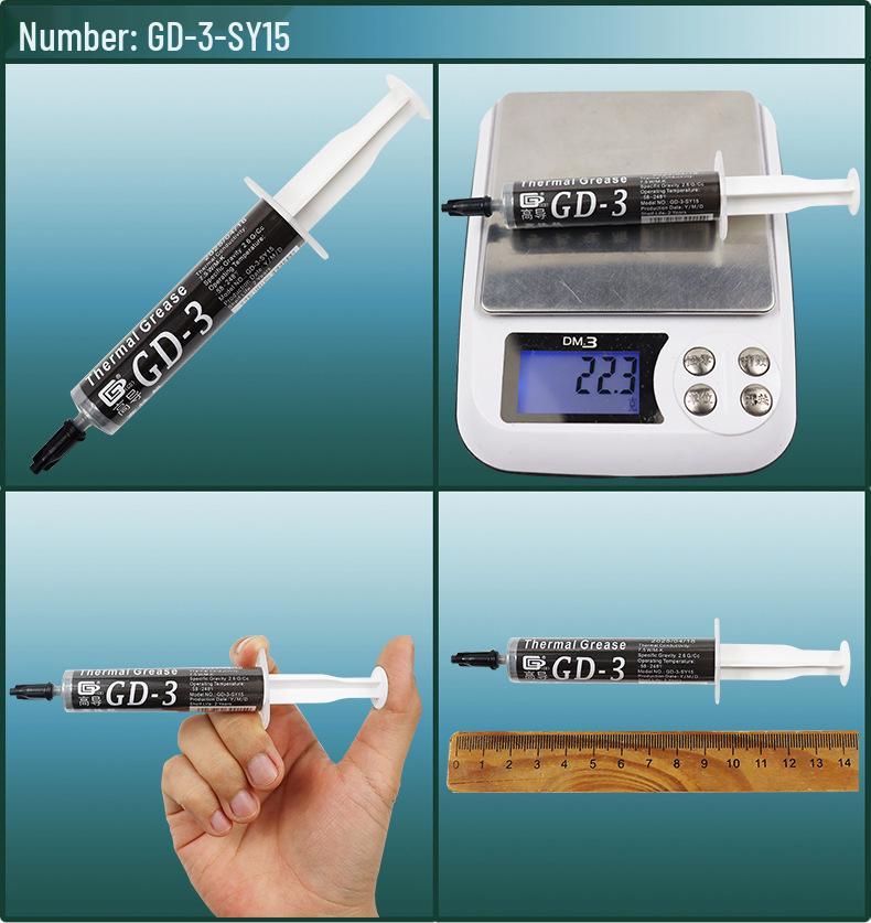 High Conductivity Thermal Paste for Laptop CPU/GPU, 3/7/15/30g