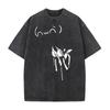Yato Funny Printed Tee Anime Noragami Clothing Men Women Retro Washed T-shirts Short Sleeve Tshirt Harajuku Male Cotton T Shirt