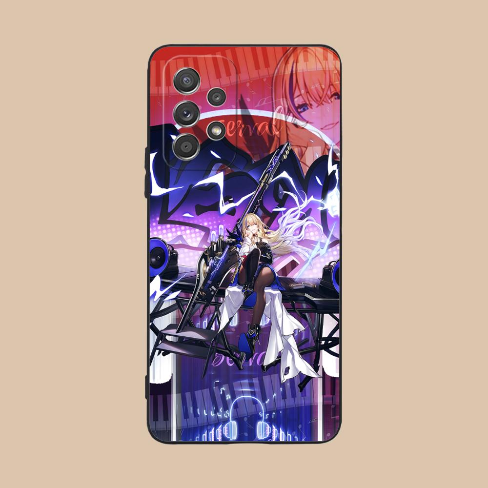

HSR Serval Matte TPU Mobile Phone Case for Samsung Galaxy A56 55 54 53 52 51 36 35 34 23 16 15 5G Colorful Cover Galaxy A14 4G