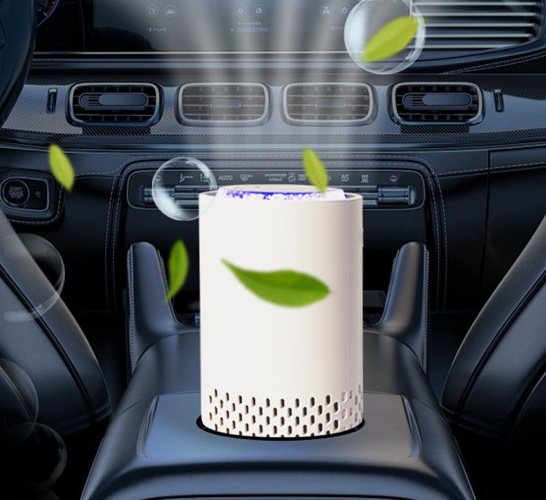 Cup-Shaped Negative Ion Air Purifier for Cars and Desktops - Ideal for Formaldehyde Removal, Safe for Mothers and Babies