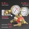 Professional Copper Construction Pressure Regulator Gauge Equipped with T Handle for Easy Manual Control in Gas Systems