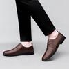 All-match Handmade Flats Genuine Leather Casual Shoes Luxury Breathable Men's Dress Shoes New High Quality Oxfords Men Shoes
