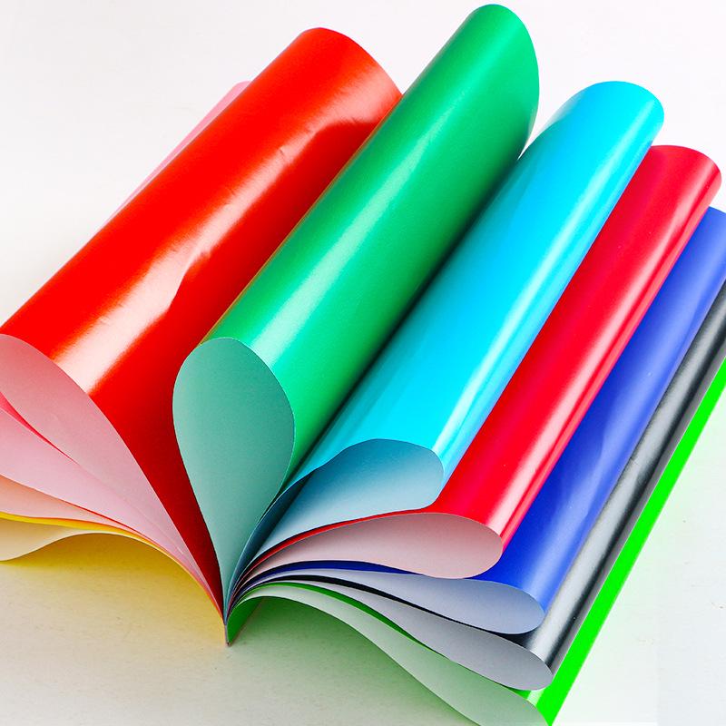 Red Wax Paper for Crafts: A4/A3 Red Sheets, Single/Double-Sided, Perfect for Origami, Window Decorations, and Kids' Projects.