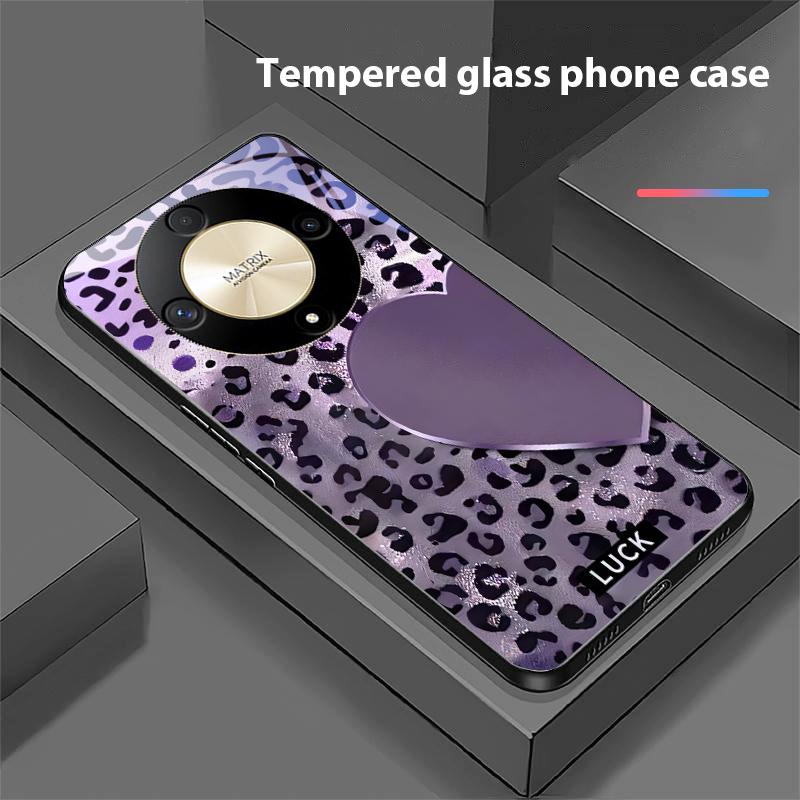Speckled Love For Honor Magic 6 50 70 90 Lite X7b 200 Pro Nova 10 Nova 5T X6 P30 Pura 70 Ultra Tempered Glass Phone Case