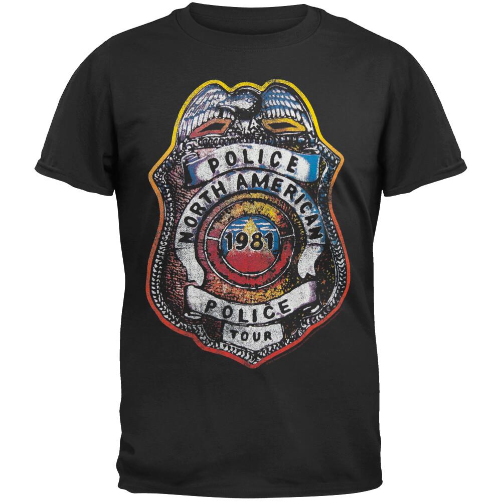 The Police - North America 1981 Soft T-Shirt S разноцветный