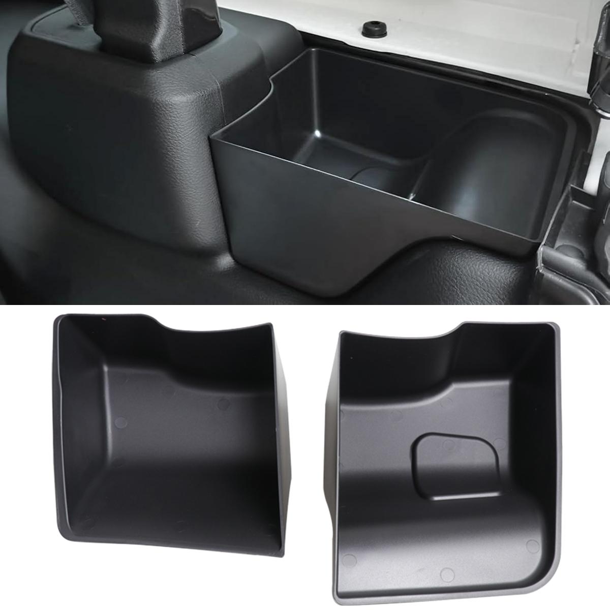 

2PCS Car Rear Trunk Storage Box Cargo Organizer Tray for Jeep Wrangler JL 2026+ 2/4 Doors Stowing Tidying Interior Accessories