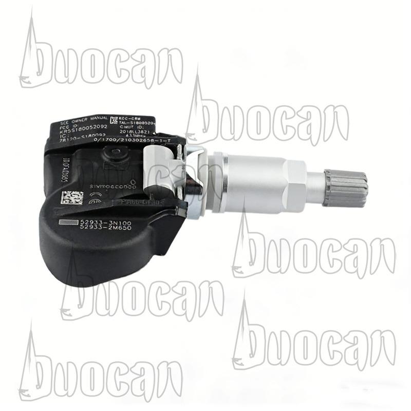 4 PCS Tire Pressure Monitor Sensor 52933-3N100 52933-2M650 433MHz For Hyundai Accent Genesis I30 Santa Fe Kia Ceed Kia Sorento