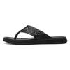 Mens Flip Flops Black Flat Slippers Summer Daily Slippers Men Breathable Comfort Trend Beach Cool Slides Man Youth Outdoor Shoes