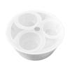 Multifunctional Hydroponic Planter With Dividers Shatterproof Plastic Water Planting Container For Hyacinth Growing