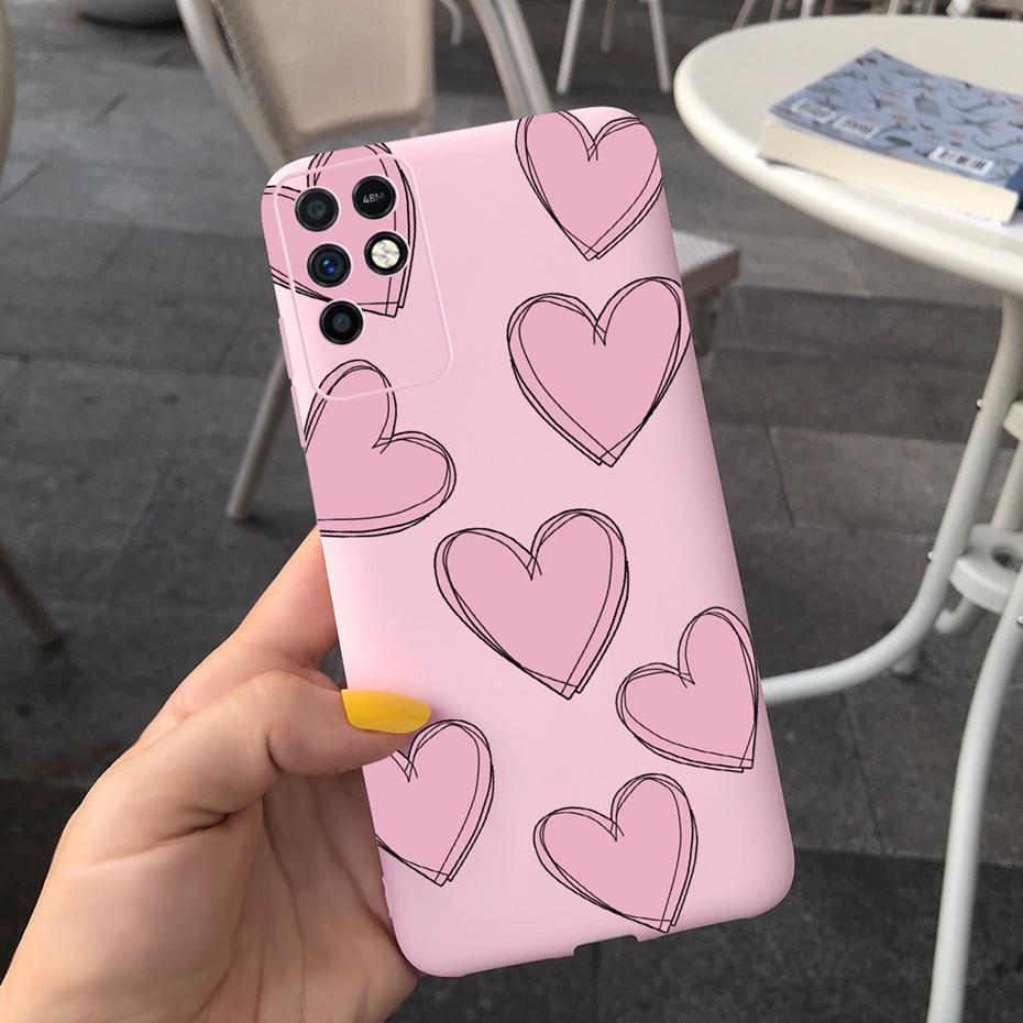 For Infinix Note 10 Case Note 10 Pro Beautiful Girl Flower Pattern Phone Case Soft Silicone Cover For Infinix Note10 Pro 10 Pro