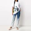 Off-White T-shirt a maniche corte con logo a freccia colorata Top da donna Bianco OWAA072R20H841280130