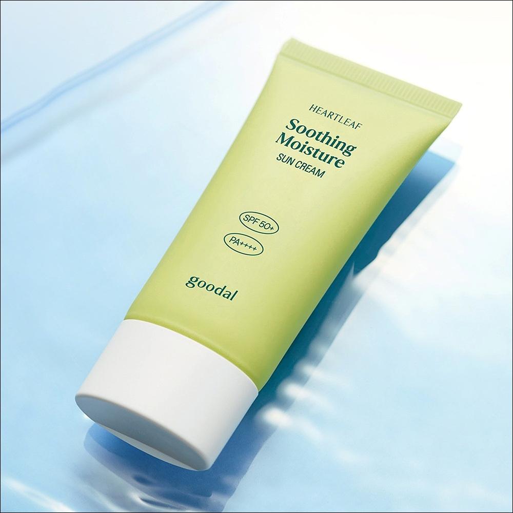 [Goodal] Houttuynia Cordata Calming Moisture Sun Cream SPF50+ PA++++ Duo Set - 50ml x 2 (1+1 Pack) | Olive's K-beauty