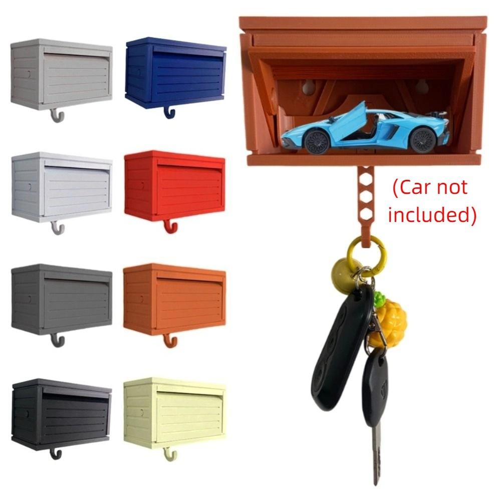 Multifunctional Wall Mount Key Rack with Opening Door Decorative Key Hanger  Wall Decoration