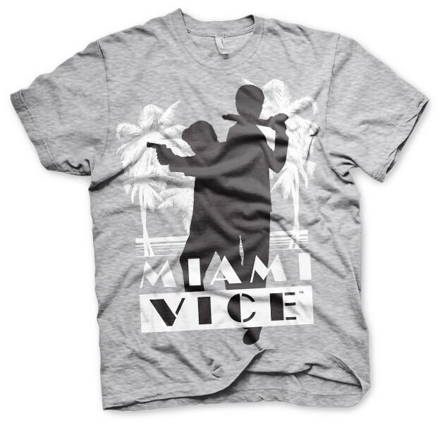 Officially Licensed Miami Vice Silhuettes Men S T-Shirt S-XXL Sizes S