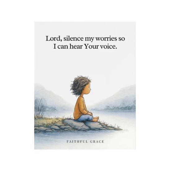 Господь, будь моим миром сегодня Настенное искусство Нейтральный Псалом Настенный плакат Духовная цитата из Библии Настенное украшение для детской комнаты B 1