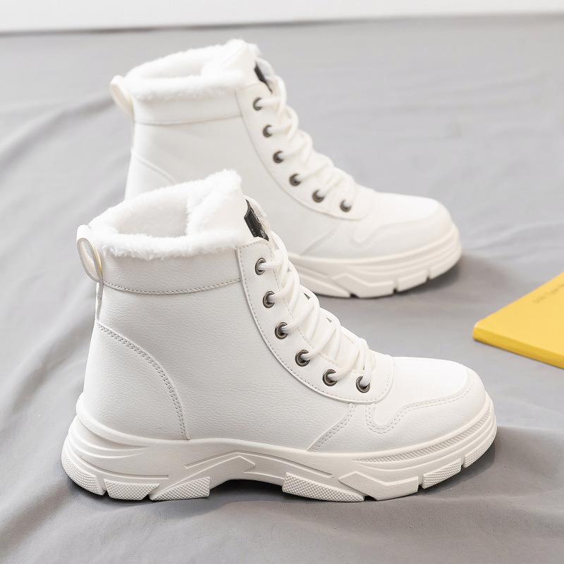 Autumn and winter large size winter new snow boots short boots thermal cotton shoes velvet Martin boots