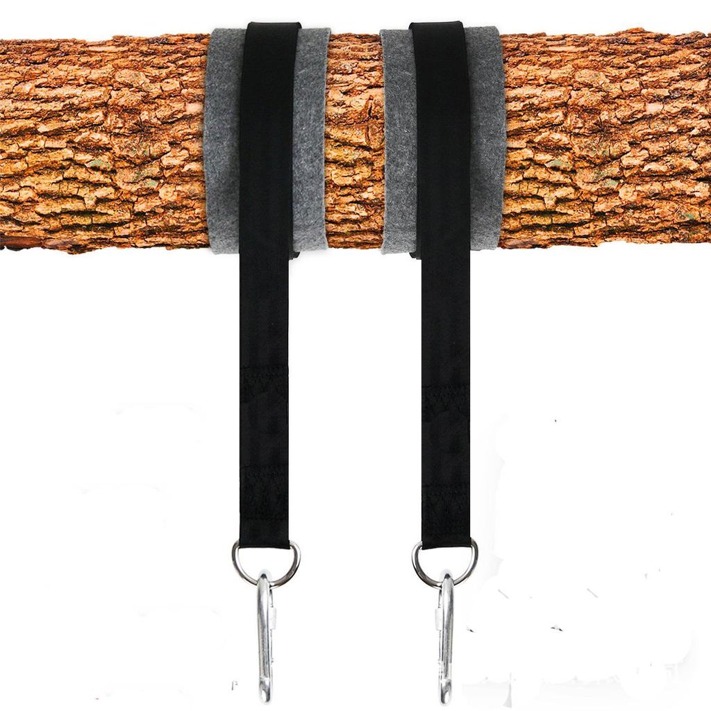 Outdoor Hanging Hammock Chair Rope Kit - Thickened Nylon Strap for Swing & Horizontal Bar