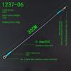 4PCS 7*7 strands Stainless Steel Wire Leader With Bearing Swivel & Clip Fishing Steel Core Leash Anti-bite Thread 4 Sizes
