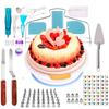 17-Piece Cake Decorating Set with Piping Bag, Cream Gun, and Nozzle Set