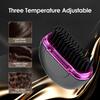 Portable Wireless Electric Straightening Comb Rechargeable Hair Straightener Brush Fast Heating Comb for Hair Smooth Styling