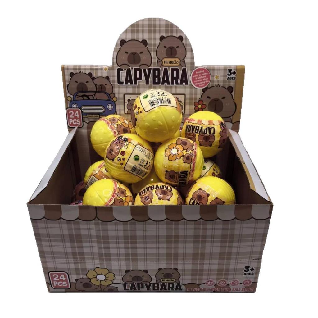 Capybara Keychain & Blind Box Surprise Toy Set – Claw Machine, Gashapon, and Lottery Style Children's Ornaments