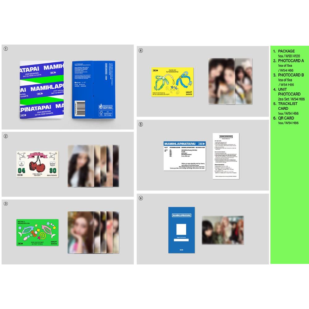 Pre-order ILLIT 4th Mini Album MAMIHLAPINATAPAI Weverse Albums ver. & POB