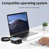 Portable Nonslip Base Card Reader USB Powered Suitable for Seamless Operation with LED Indicator Efficient Data Transfer
