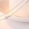925 Silver Glitter Choker Necklace Zinc Zinc Alloy Collarbone Chain Stacked Silver Necklace  Banquet