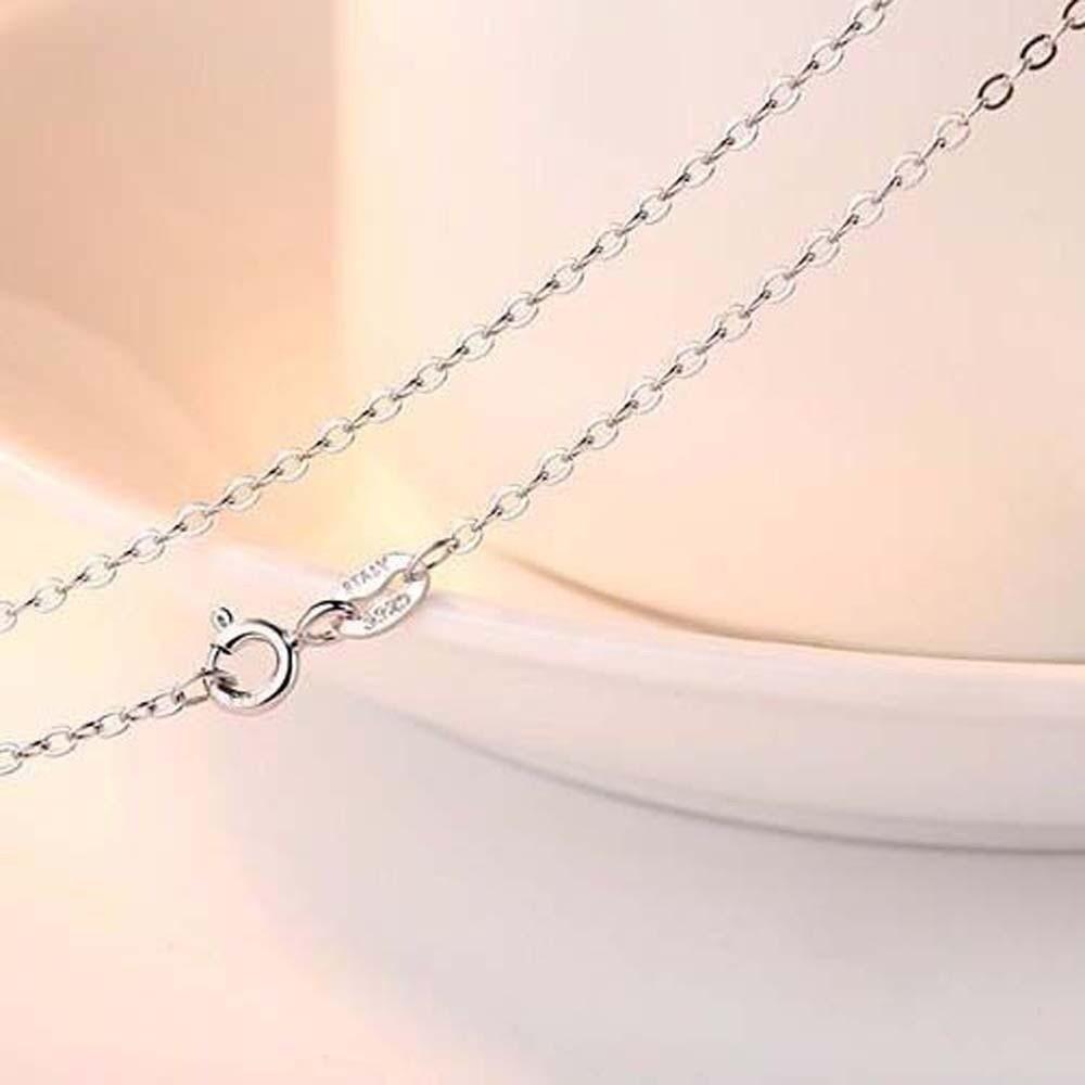 925 Silver Glitter Choker Necklace Zinc Zinc Alloy Collarbone Chain Stacked Silver Necklace  Banquet