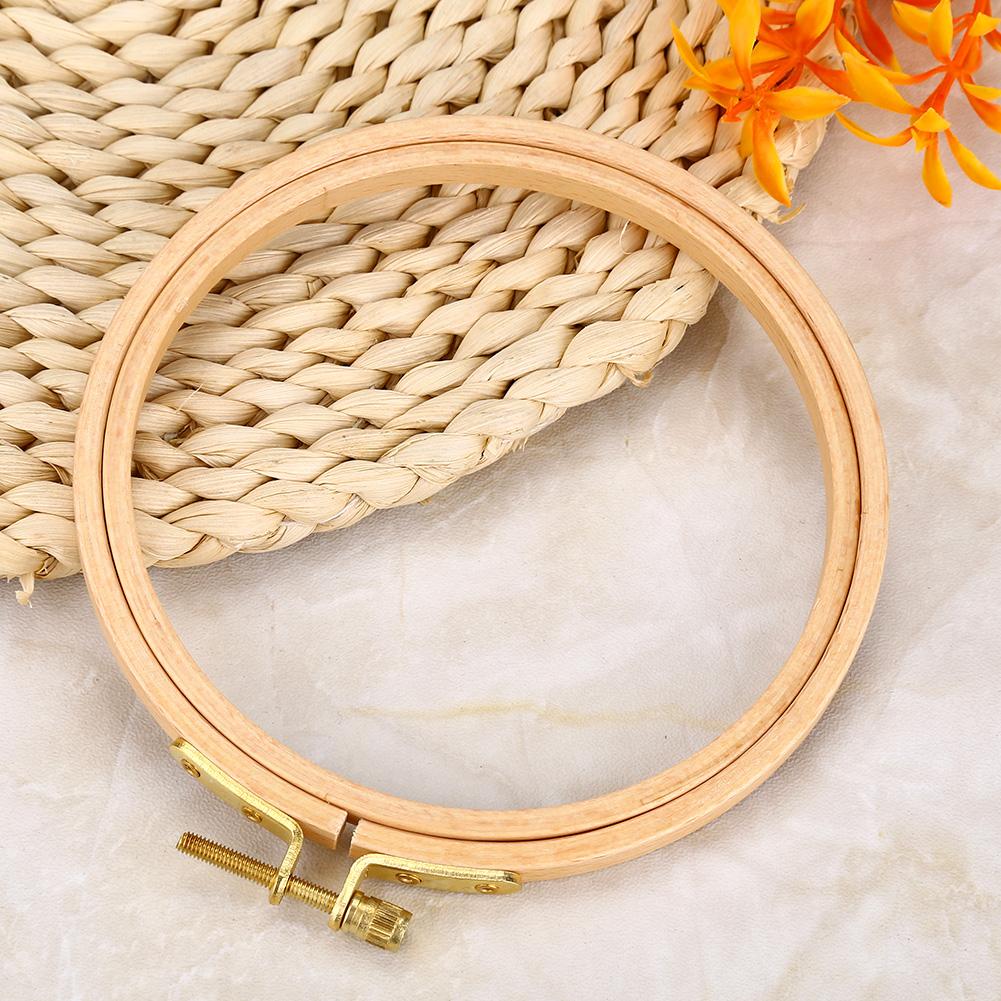 Hand Embroidery Hoop Wooden Circle Frame for Cross Stitch Embroider Needle Arts DIY Tool