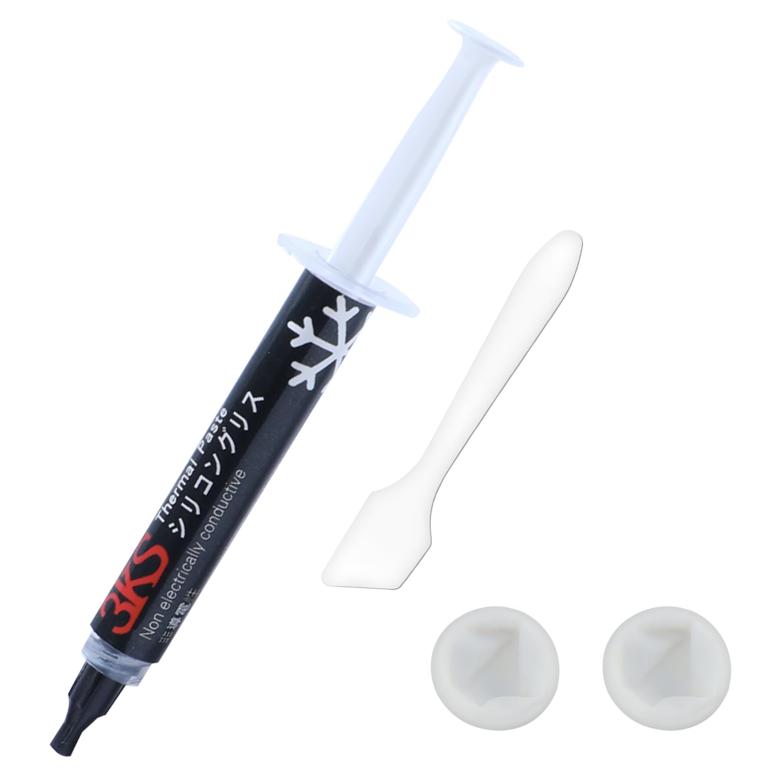 CPU Thermal Paste 3KS 12.8WM.K 10g - High-Performance Thermal Conductive Grease, Insulating Type, with Spatula, Low Viscosity, Durable, Silicone