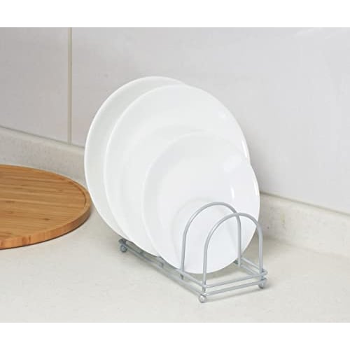 Pearl Metal Storage Dish Rack Stand for Platters, Storage Choice HB-6723