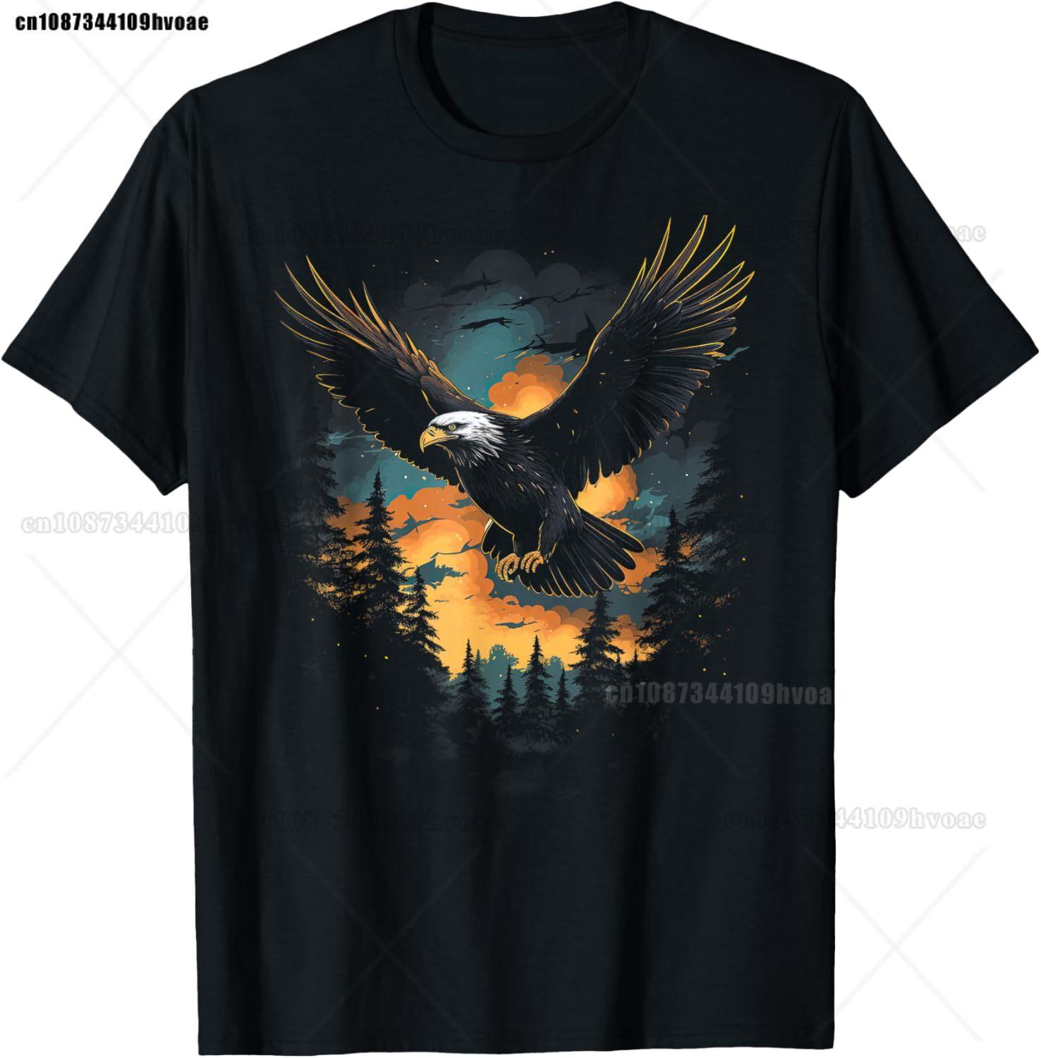 Eagle Forest Animal Wildlife TShirt S