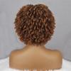 MERISIHAIR Włosy syntetyczne Brązowe Czarne Szare Krótkie peruki z kręconymi włosami dla kobiet Odzież na co dzień Peruki afro z włókna odpornego na wysoką temperaturę