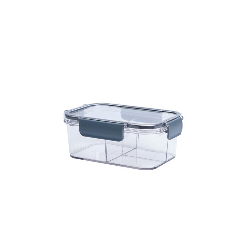 Food-Grade Sealed Fruit Storage Box with Divider for Refrigerator