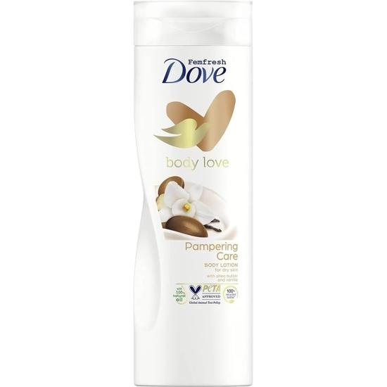 DOVE Essential Nourishment Body Lotion, 400 Ml (Shea Butter and Warm Vanilla)
