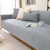 Chenier Sofa Cushion Is Universal In All Seasons, Non-Slip, High-End Gray Seat Cushion, Simple Sofa Cover, Cover Cloth, Backrest Towel.