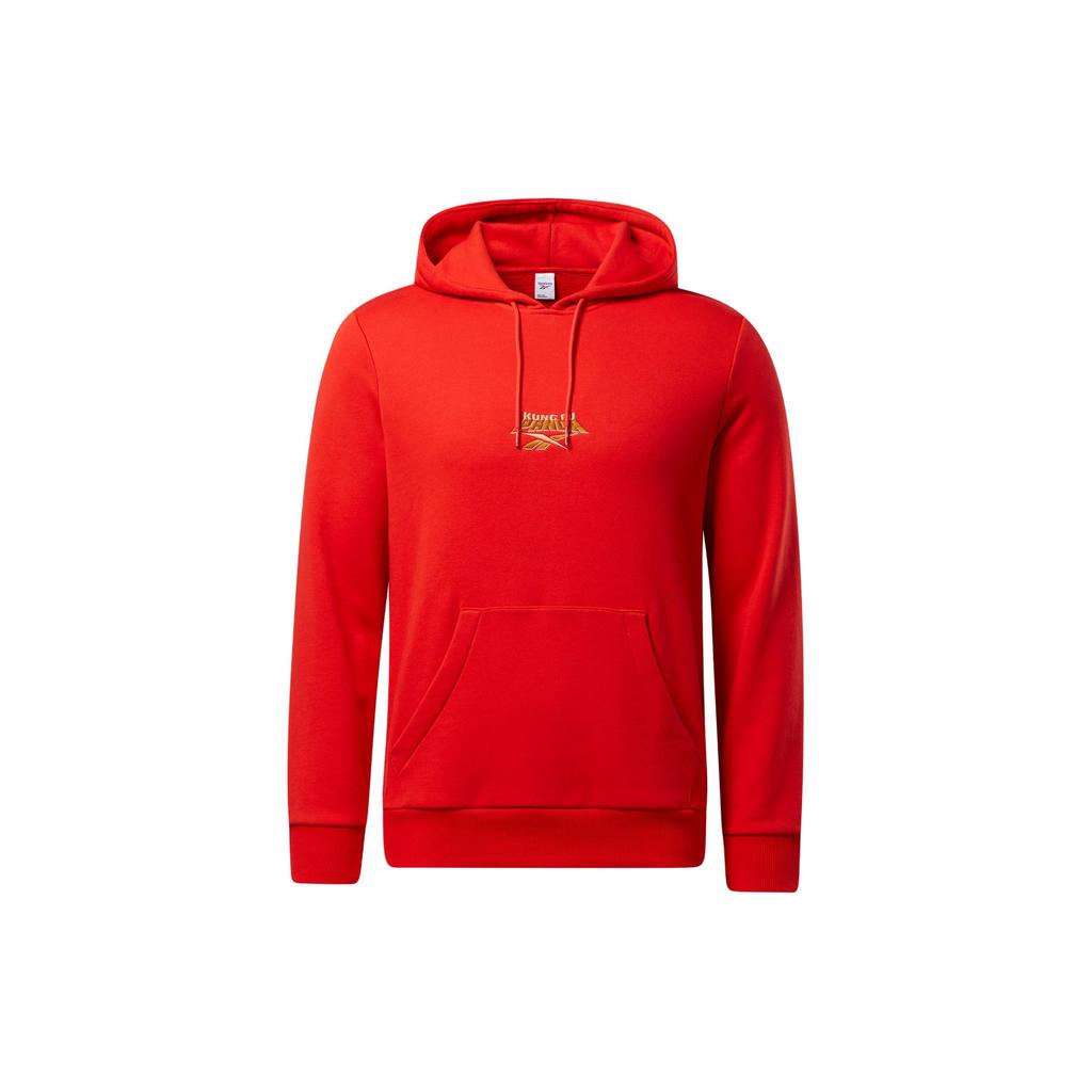 Reebok X Kung Fu Panda Letter Print Hooded Sweatshirt Men Sweatshirt Red H18402