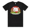 Woman Yelling At Cat Meme T-shirt Tee Funny Classic Internet Gift Joke Memes