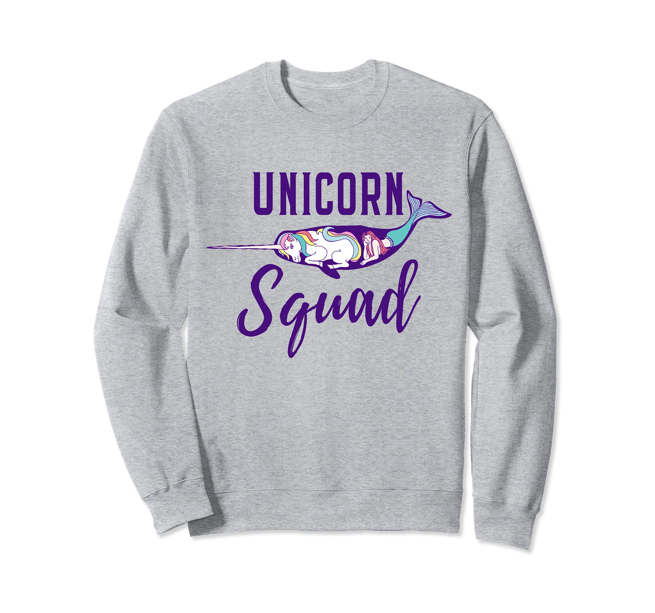 

Narwhal Kawaii Uniform Gift: Unicorn Mermaid Squad Sweatshirt