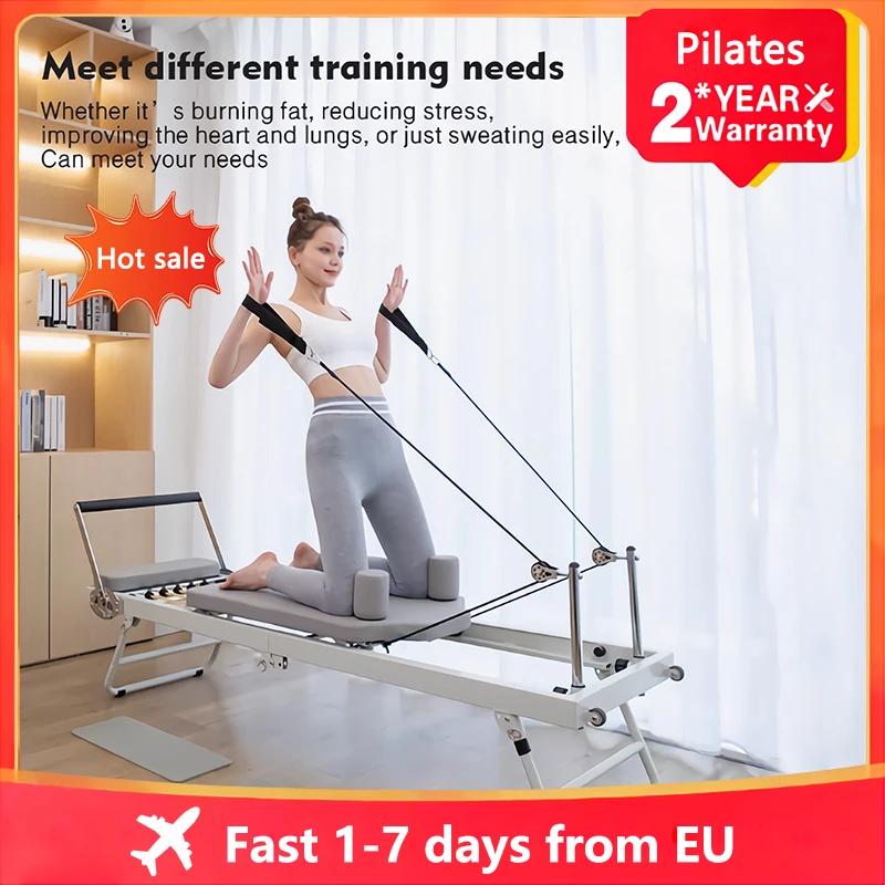 Pilates Core Bed Reformer Stroj - Multifunkční skládací fitness vybavení pro domácí posilovnu, core trénink a plasticitu