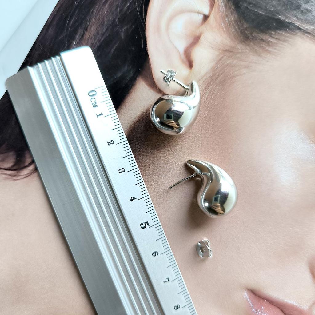 Серебряные серьги без камней (2161042)