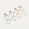 Exquisite and Fashionable Heart-shaped Earrings with Luxurious Zirconia, Perfect for Any Occasion